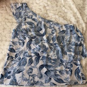 One shoulder blouse